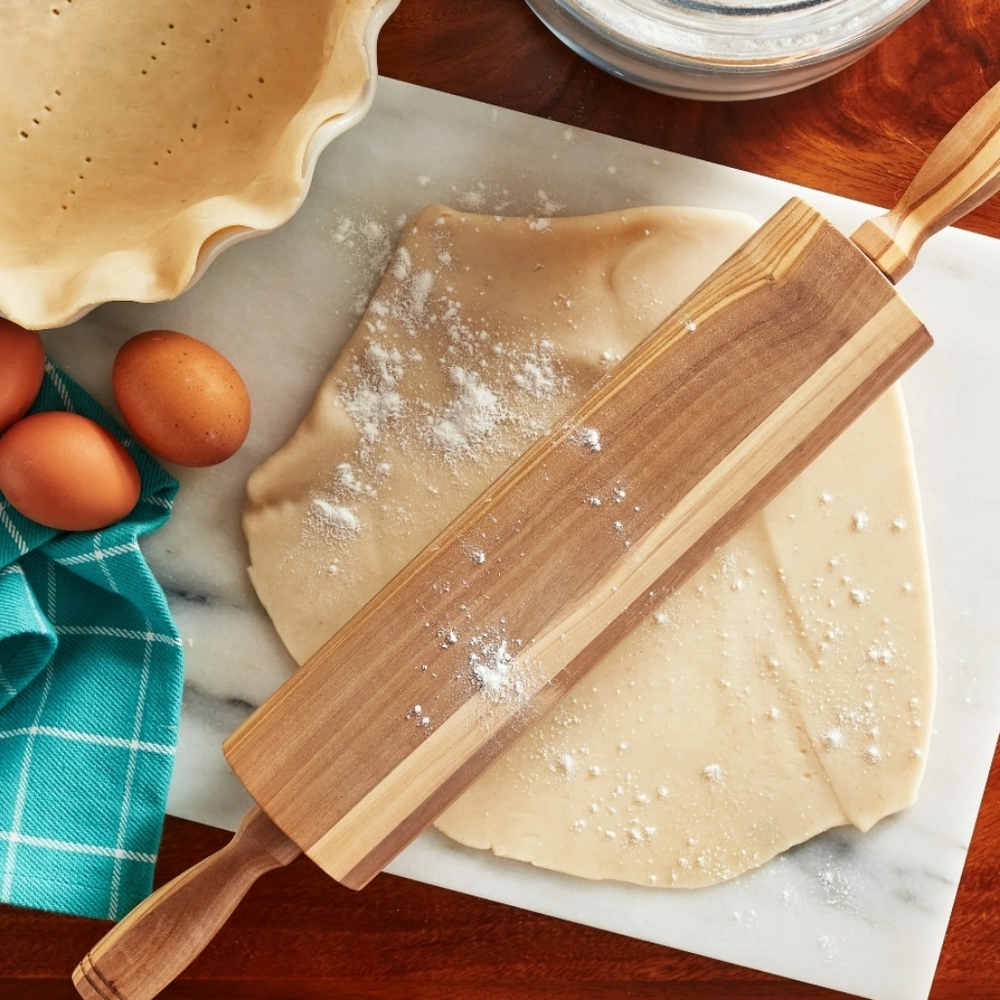 ❤️ New Pioneer Woman Olivewood  Bakeware 19.5 Inch Rolling Pin